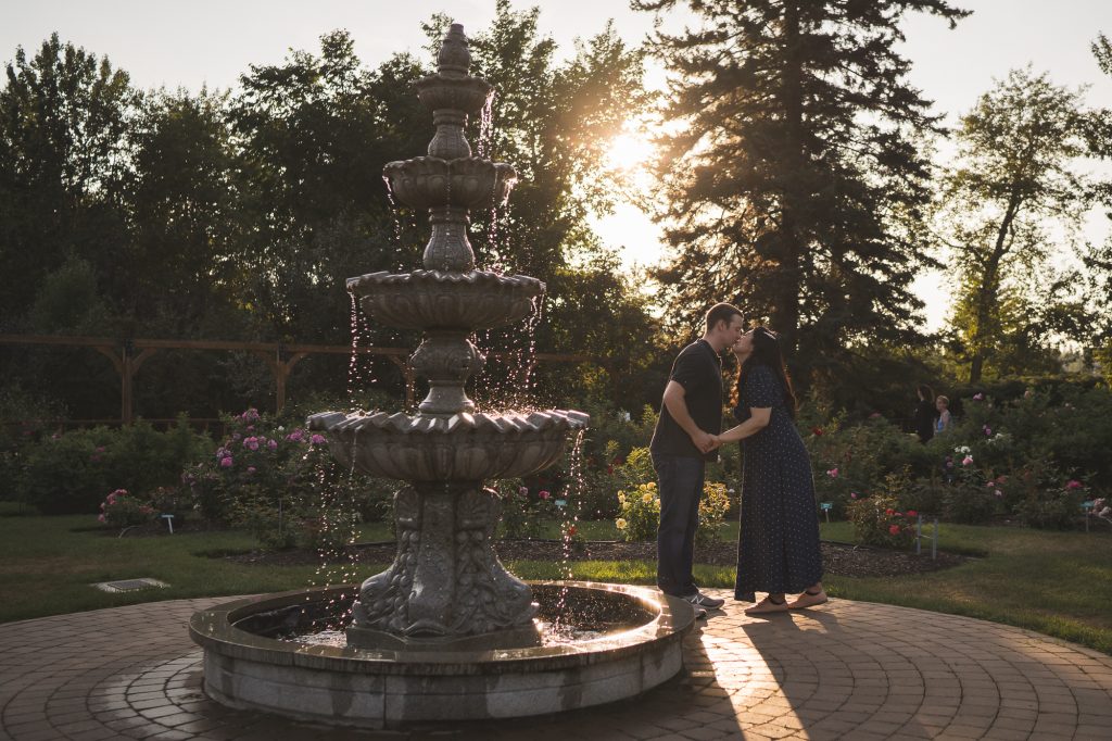 Engagement Photos at St Albert Botanical Gardens